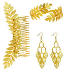 Jewelry Set Laurel Gold  Headpiece, Earrings, Bracelet 