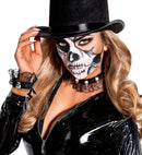 Choker & Bracelet Skulls Lace