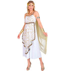 Greek Goddess  Toga Dress, Bracelets, Laurel Wreath 