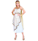 Greek Goddess  Toga Dress, Bracelets, Laurel Wreath 