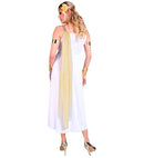 Greek Goddess  Toga Dress, Bracelets, Laurel Wreath 