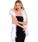 White Feather Boa - 1,80 M - 80 G