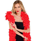 Red Feather Boa - 1,80 M - 80 G