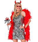 Red Feather Boa - 1,80 M - 80 G