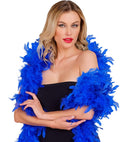 Blue Feather Boa - 1,80 M - 80 G