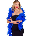 Blue Feather Boa - 1,80 M - 80 G