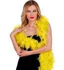 Yellow Feather Boa - 1,80 M - 80 G