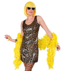 Yellow Feather Boa - 1,80 M - 80 G