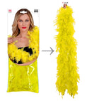 Yellow Feather Boa - 1,80 M - 80 G