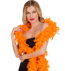 Orange Feather Boa - 1,80 M - 80 G