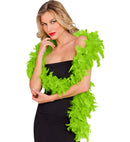 Lime Feather Boa - 1,80 M - 80 G