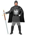 Knight  Coat With Cape, Belt, Hood 