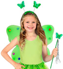 Butterfly Set Green  Wings, Headpiece, Magic Wand 