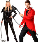 Whip Devil Tail Black 180 Cm