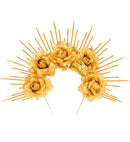 Halo Spiked With Roses Gold