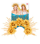 Halo Spiked With Roses Gold