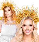 Halo Spiked With Roses Gold