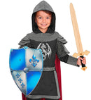 Shield Fleur-De-Lis Wooden 50X32 Cm 