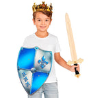 Shield Fleur-De-Lis Wooden 50X32 Cm 