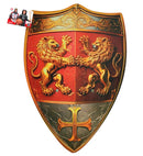 Shield Lionheart Wooden 50X32 Cm 
