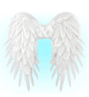 White Foldable Feather Wings 50X50 Cm