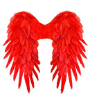 Red Foldable Feather Wings 50X50 Cm