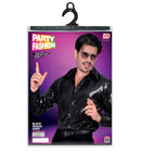 Party Fashion Shirt  Black Sequin Shirt 