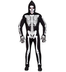 Skeleton  Hooded Jumpsuit 