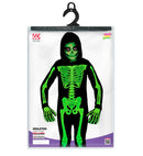 Green Skeleton  Hooded Jumpsuit 