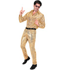 Party Fashion Pants  Gold Sequin Pants 