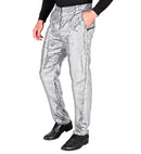 Party Fashion Pants  Silver Sequin Pants 