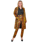 Party Fashion Coat  Animalier Tiger Sequin Coat 