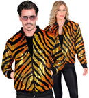 Party Fashion Bomber  Animalier Tiger Sequin Bomber 