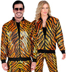 Party Fashion Bomber  Animalier Tiger Sequin Bomber 