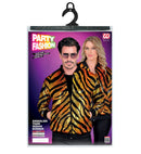 Party Fashion Bomber  Animalier Tiger Sequin Bomber 