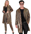 Party Fashion Coat  Animalier Leopard Sequin Coat 