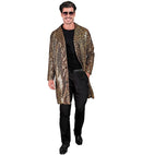 Party Fashion Coat  Animalier Leopard Sequin Coat 