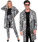 Party Fashion Coat  Animalier Zebra Sequin Coat 