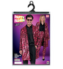 Party Fashion Coat  Pink Animalier Sequin Coat 