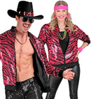Party Fashion Bomber  Pink Animalier Sequin Bomber 