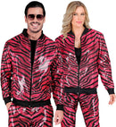 Party Fashion Bomber  Pink Animalier Sequin Bomber 