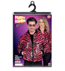 Party Fashion Bomber  Pink Animalier Sequin Bomber 