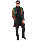 Party Fashion Coat  Rainbow Animalier Tiger Sequin Coat 
