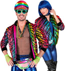 Party Fashion Bomber  Rainbow Animalier Tiger Sequin Bomber 