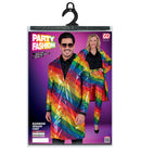 Party Fashion Coat  Rainbow Sequin Coat 