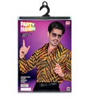 Party Fashion Shirt  Animalier Tiger Sequin Shirt 