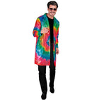 Party Fashion Coat  Tie Dye Sequin Coat 
