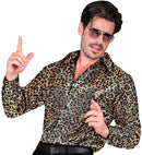 Party Fashion Shirt  Animalier Leopard Sequin Shirt 