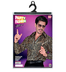 Party Fashion Shirt  Animalier Leopard Sequin Shirt 