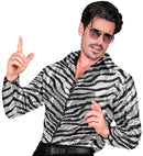 Party Fashion Shirt  Animalier Zebra Sequin Shirt 